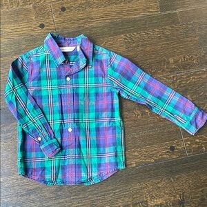 Boys Holiday button down shirt